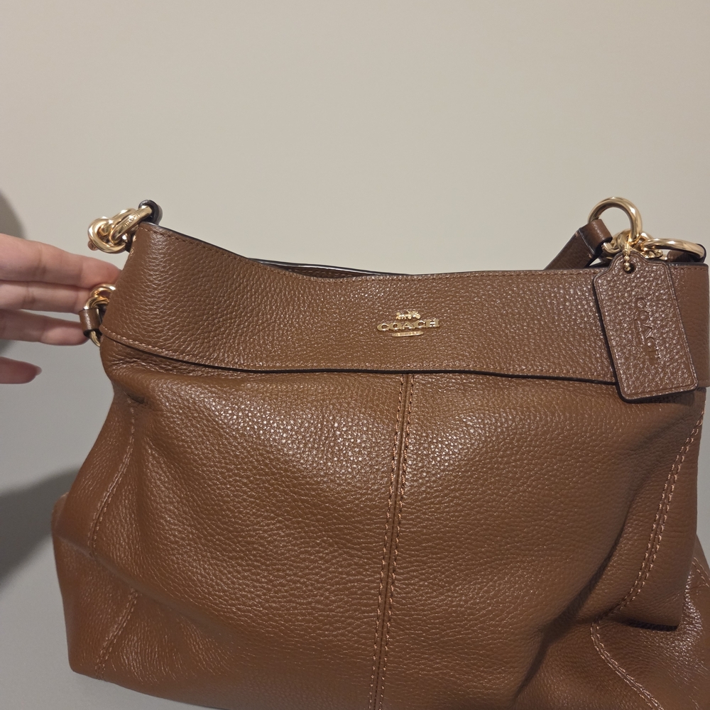 Coach Brown Leather Shoulder Bag